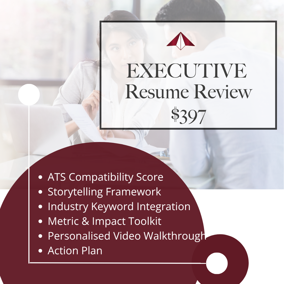 EXECUTIVE Resume Review Service