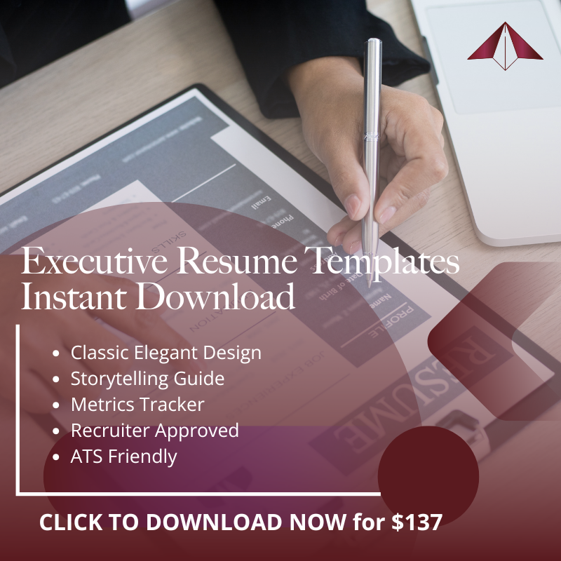 Instant Download Career Pivot Resume Template
