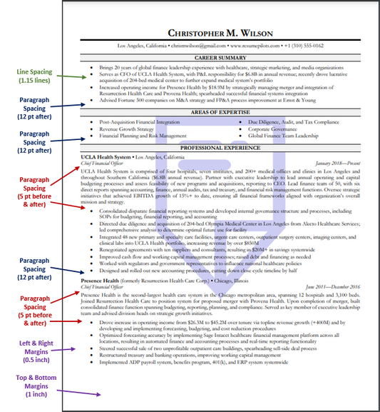 How to Leverage White Space on a Resume