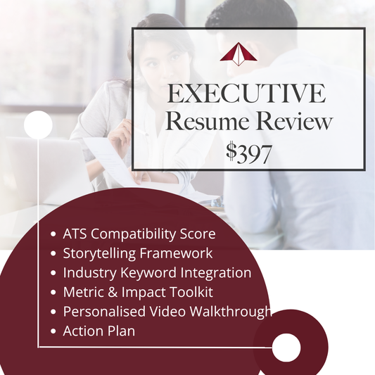 EXECUTIVE Resume Review Service