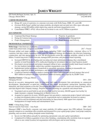 Classic Executive Resume Template Download